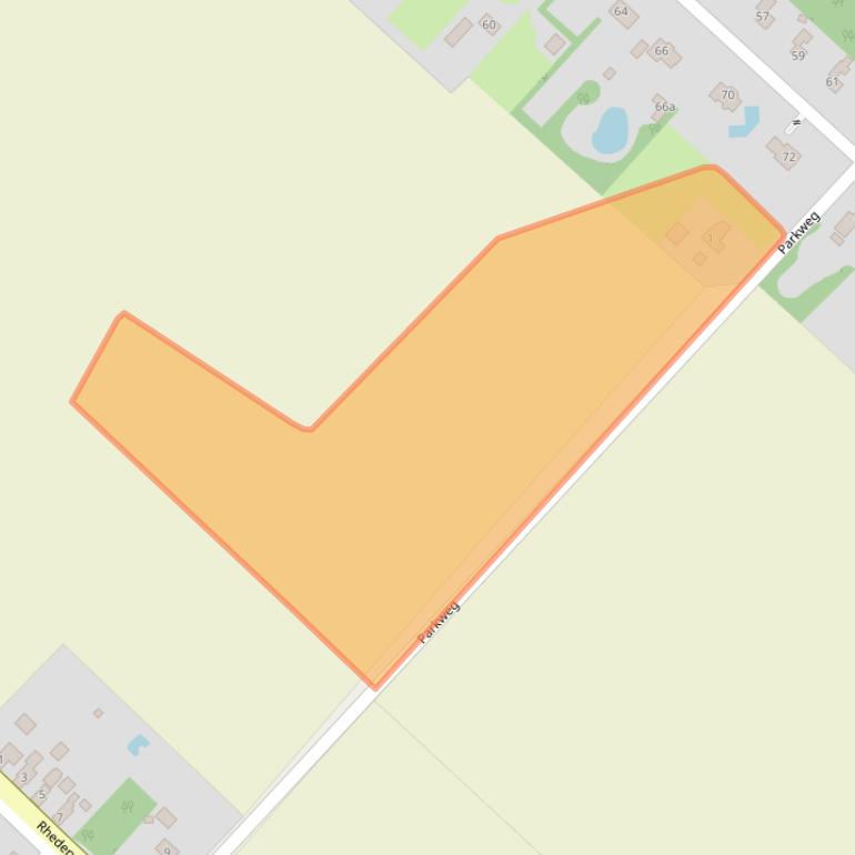 Kaart van postcodegebied 9695ED.