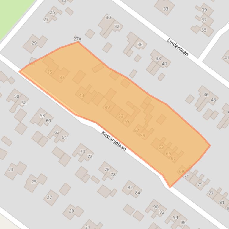 Kaart van postcodegebied 9695GG.