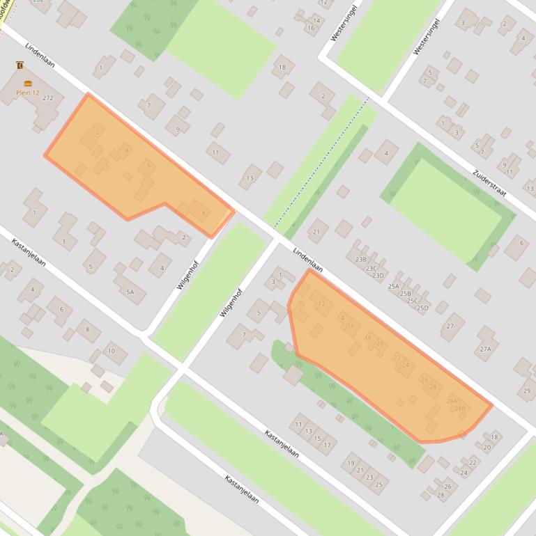 Kaart van postcodegebied 9695GS.