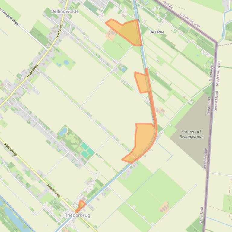 Kaart van postcodegebied 9695VA.