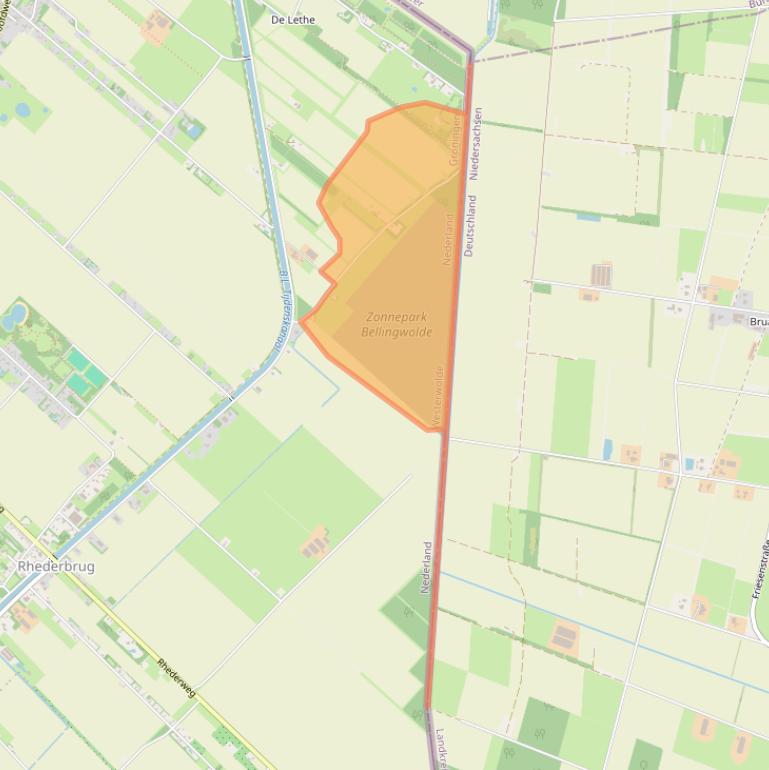 Kaart van postcodegebied 9695VG.