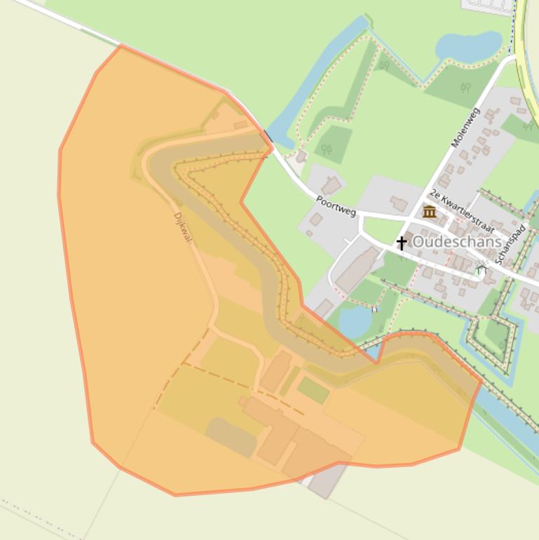 Kaart van postcodegebied 9696XL.