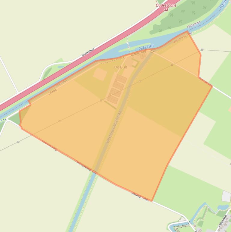 Kaart van postcodegebied 9696XR.