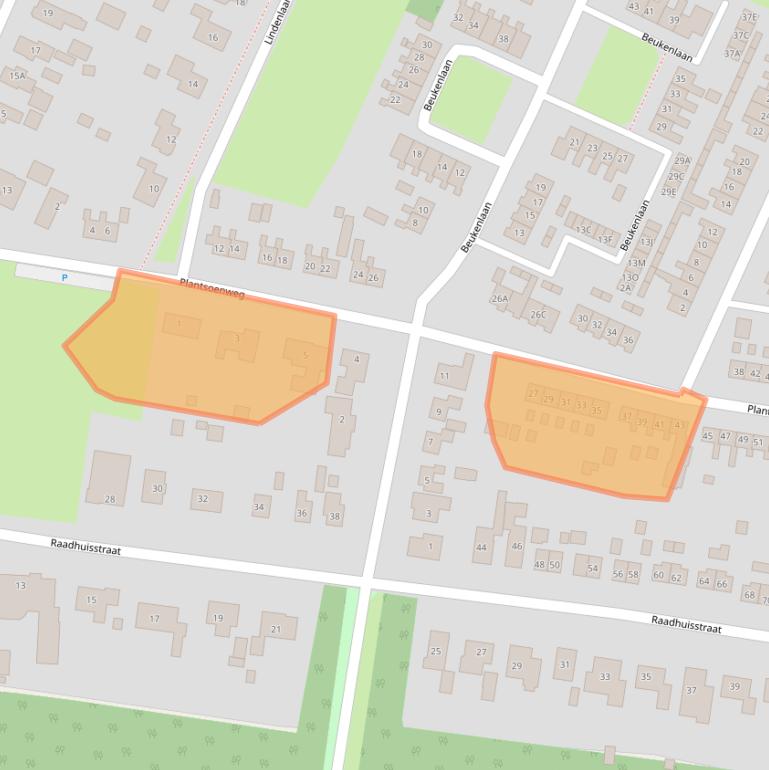 Kaart van postcodegebied 9697PJ.