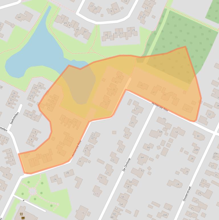 Kaart van postcodegebied 9697PV.