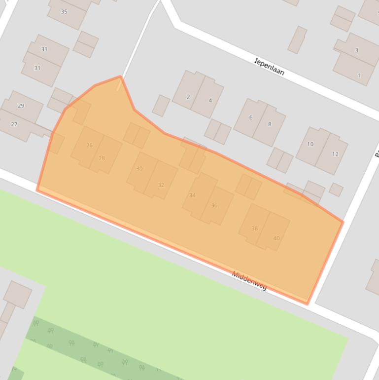 Kaart van postcodegebied 9697RK.