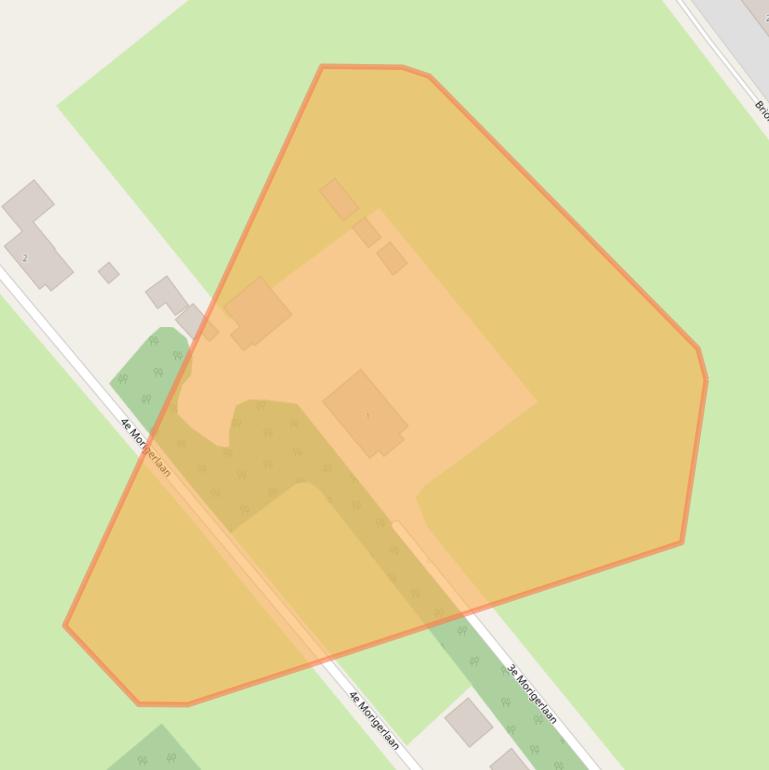 Kaart van postcodegebied 9697SG.