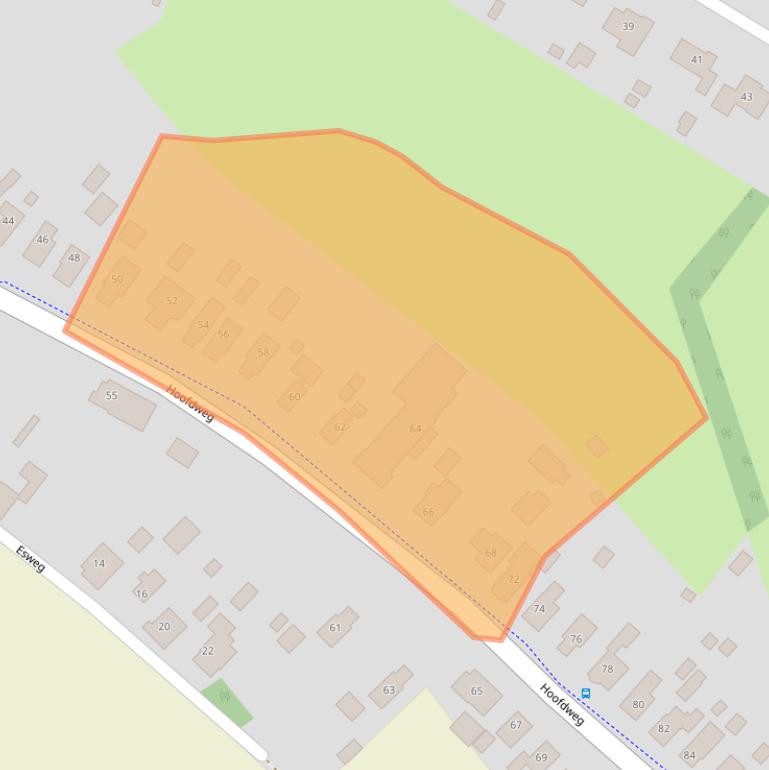 Kaart van postcodegebied 9698AH.