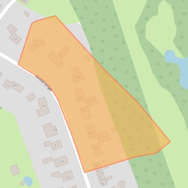 Kaart van postcodegebied 9698BD.