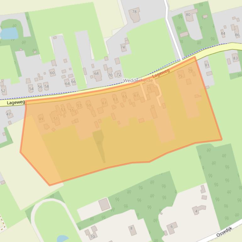 Kaart van postcodegebied 9698BK.