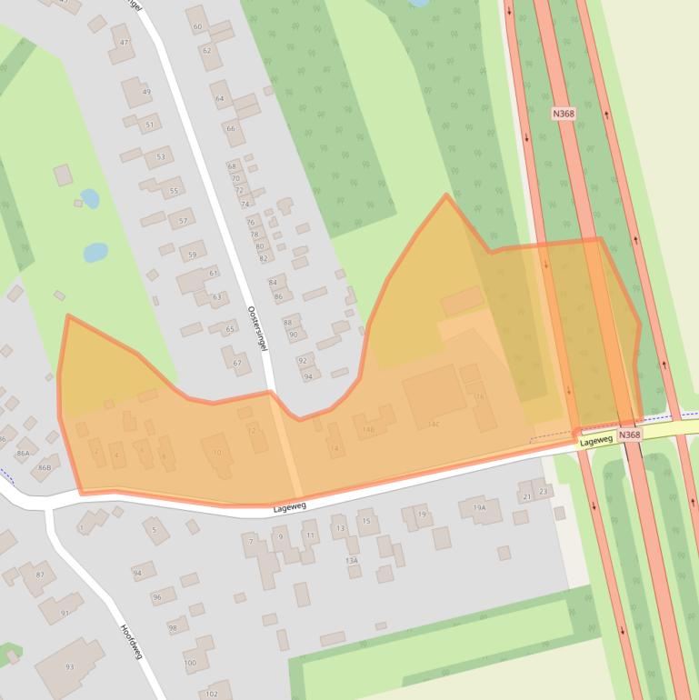 Kaart van postcodegebied 9698BN.