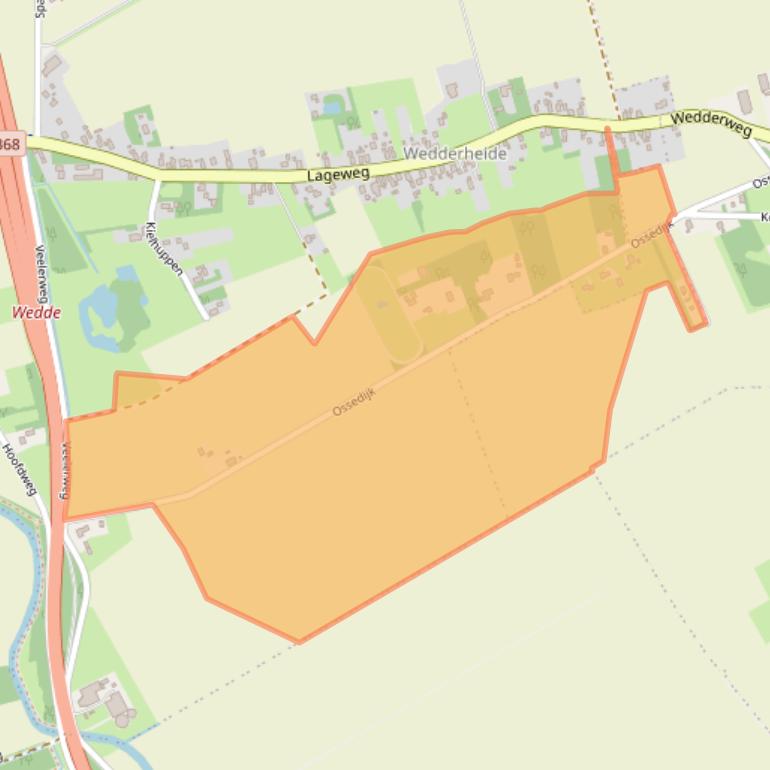 Kaart van postcodegebied 9698TA.