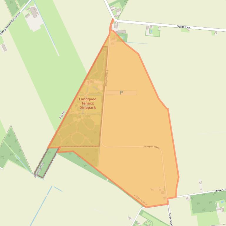 Kaart van postcodegebied 9698XS.