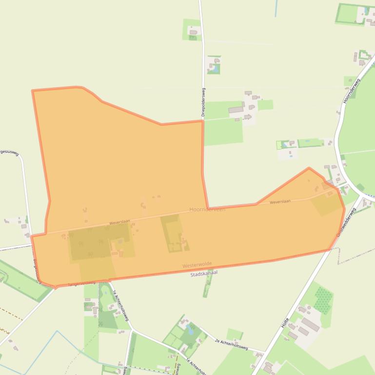 Kaart van postcodegebied 9698XT.