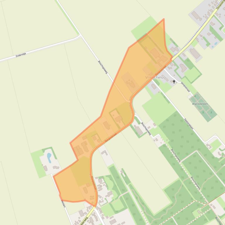 Kaart van postcodegebied 9699PK.