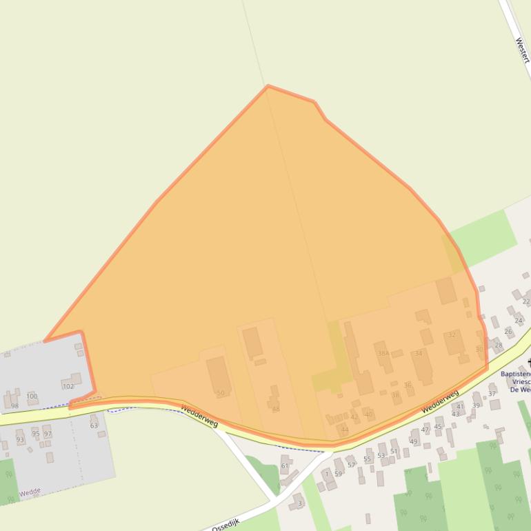 Kaart van postcodegebied 9699RE.