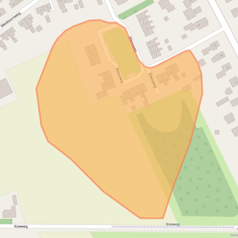 Kaart van postcodegebied 9699SM.