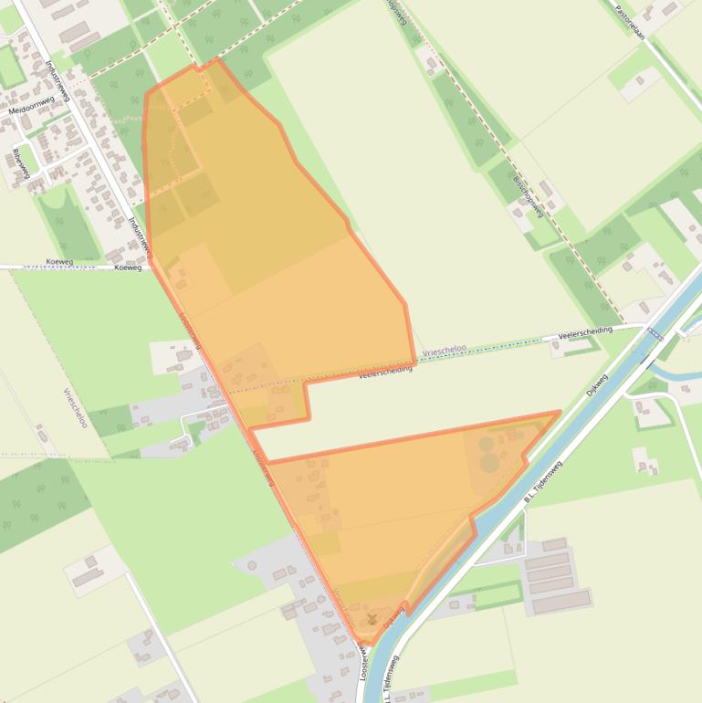 Kaart van postcodegebied 9699TC.