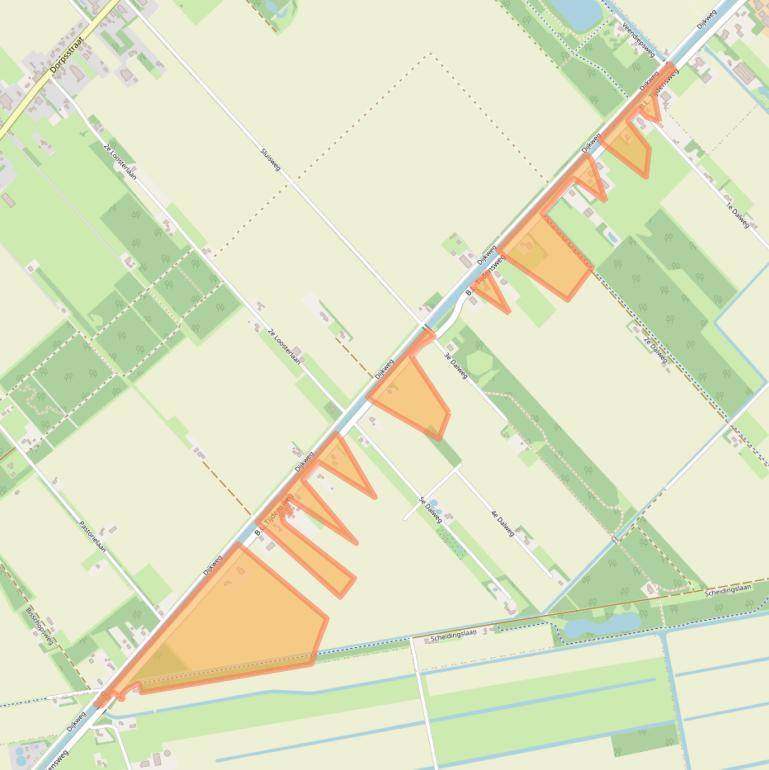 Kaart van postcodegebied 9699TK.