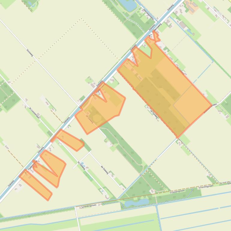 Kaart van postcodegebied 9699TL.
