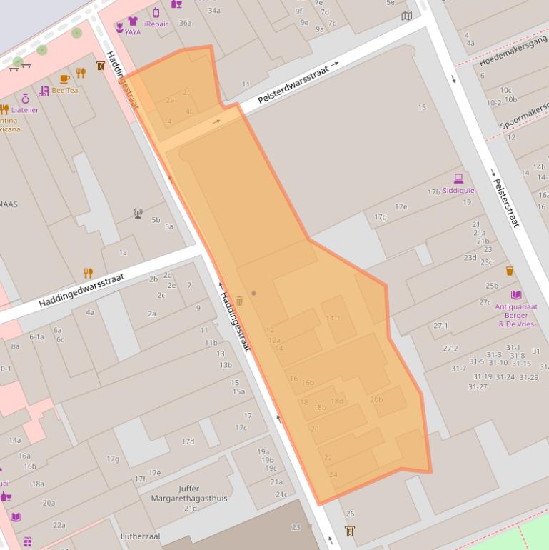 Kaart van postcodegebied 9711KD.