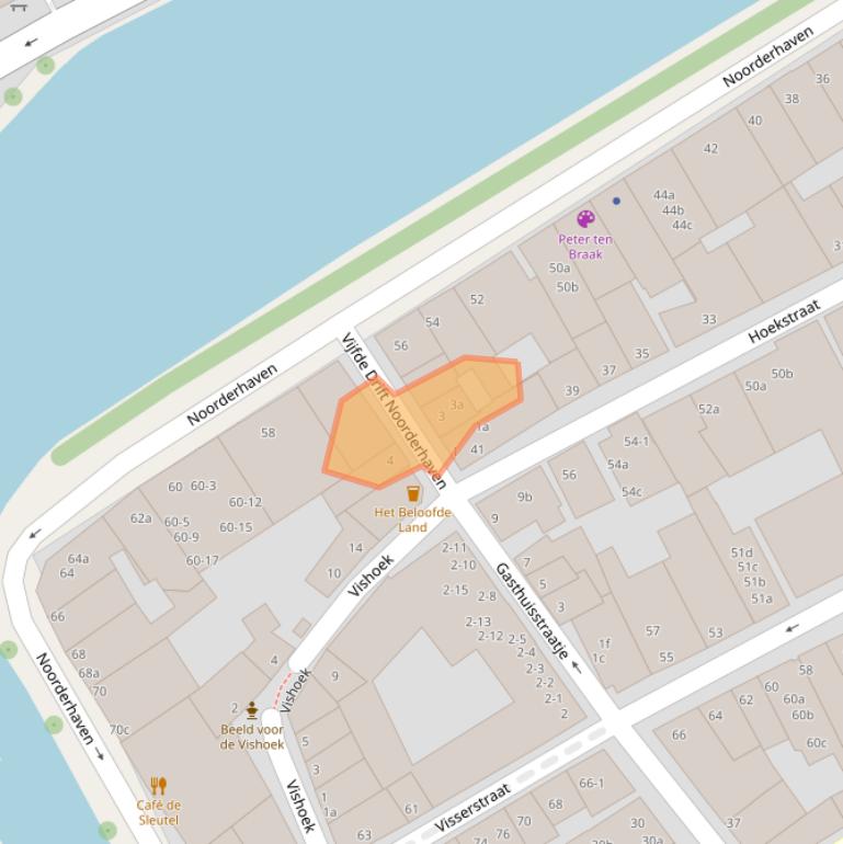 Kaart van postcodegebied 9712AL.