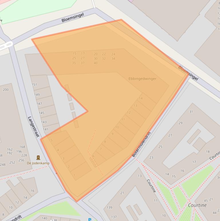 Kaart van postcodegebied 9712MA.