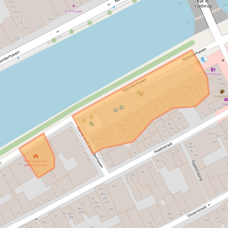 Kaart van postcodegebied 9712VK.