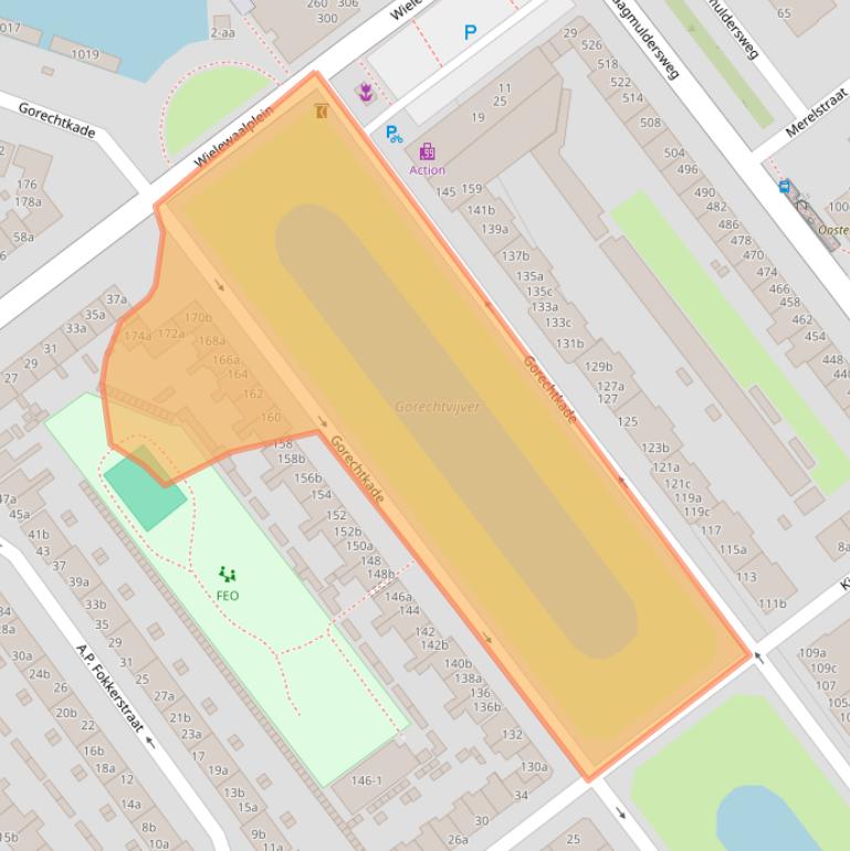 Kaart van postcodegebied 9713CM.