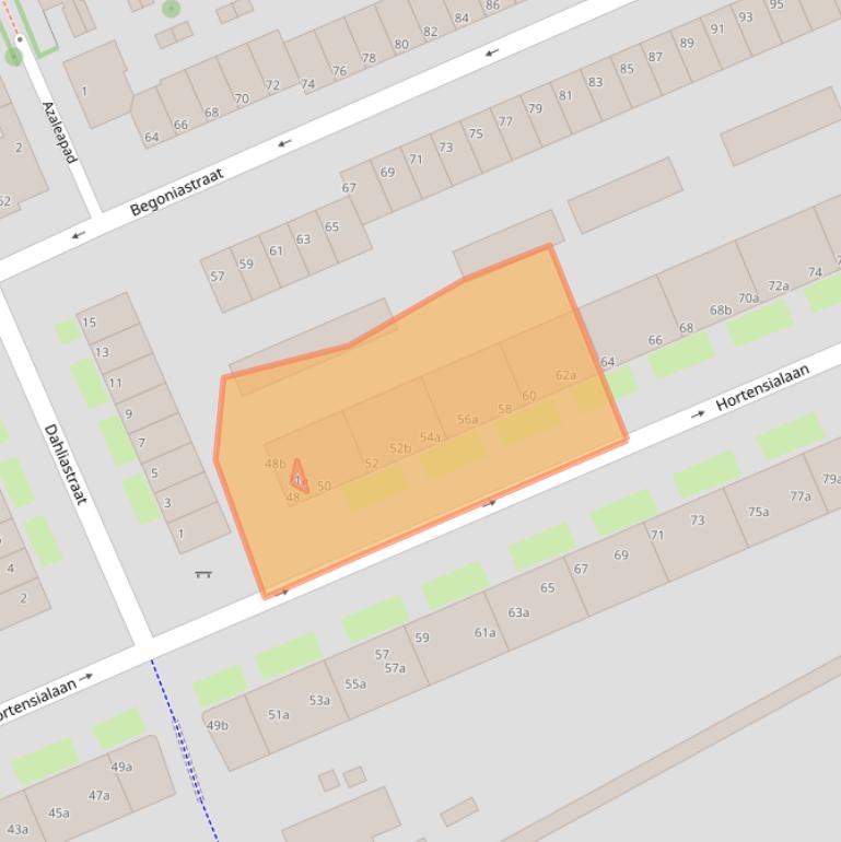 Kaart van postcodegebied 9713KR.