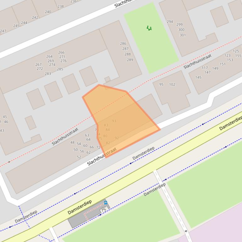 Kaart van postcodegebied 9713MD.