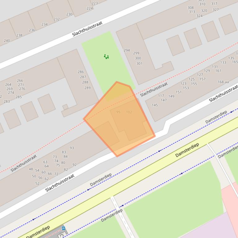 Kaart van postcodegebied 9713ME.