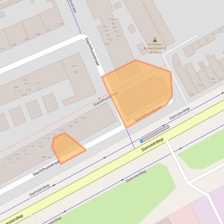 Kaart van postcodegebied 9713MJ.