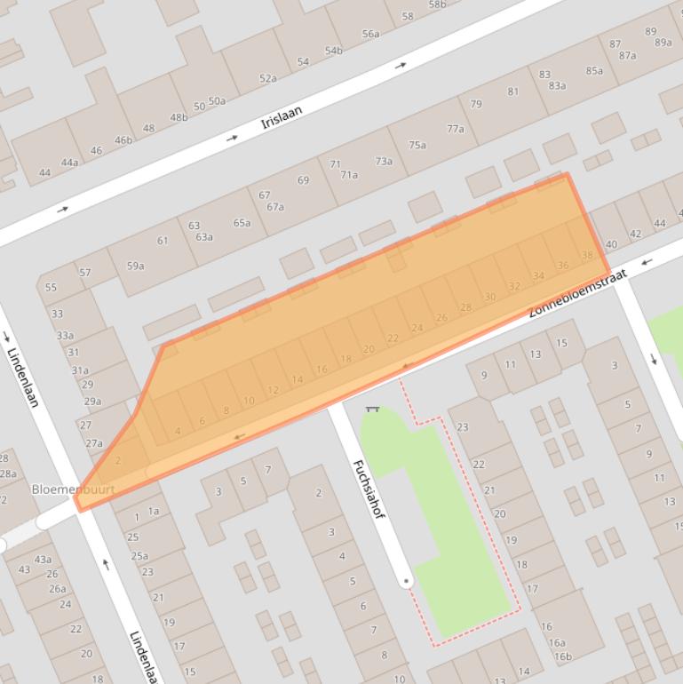 Kaart van postcodegebied 9713PH.