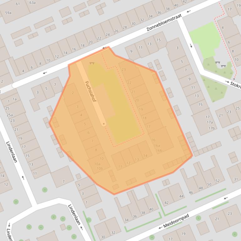Kaart van postcodegebied 9713PK.