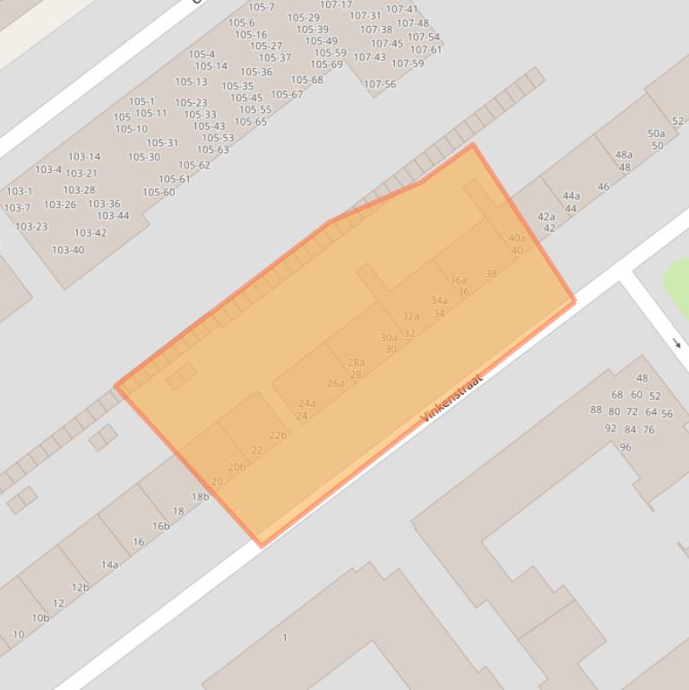 Kaart van postcodegebied 9713TH.