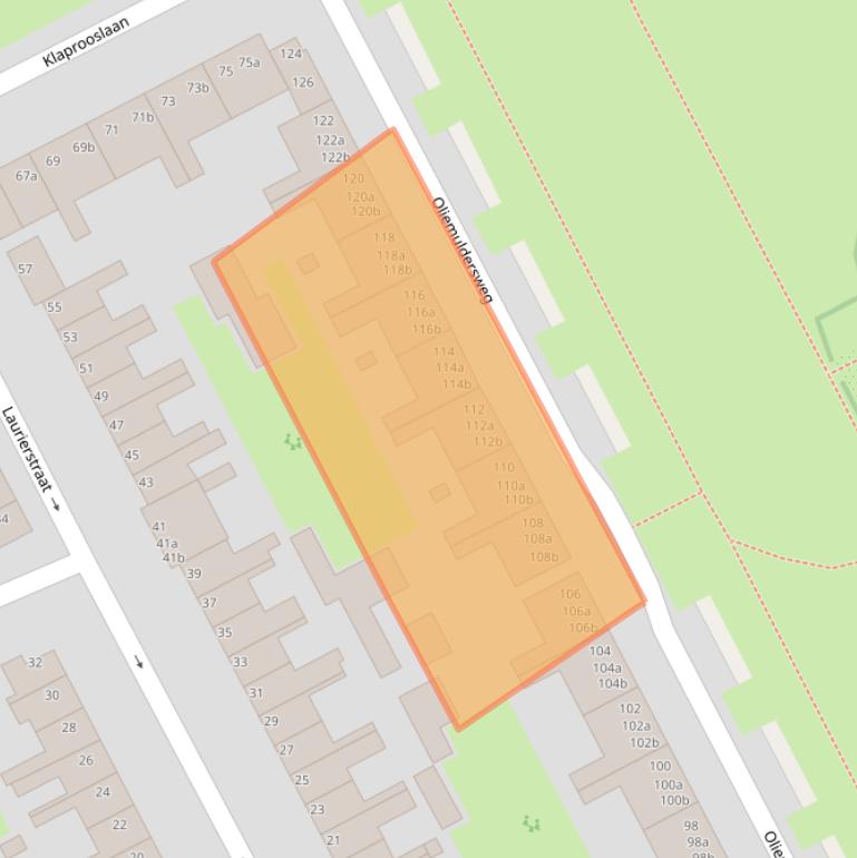 Kaart van postcodegebied 9713VG.