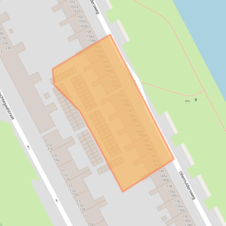 Kaart van postcodegebied 9713VJ.