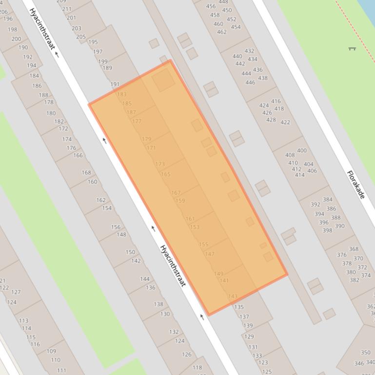 Kaart van postcodegebied 9713XD.