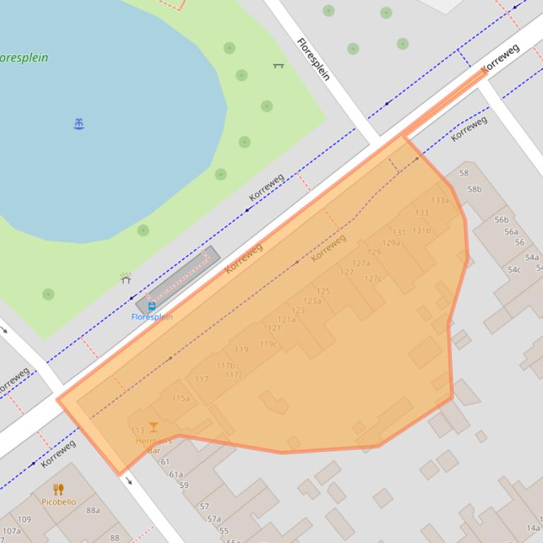 Kaart van postcodegebied 9714AG.