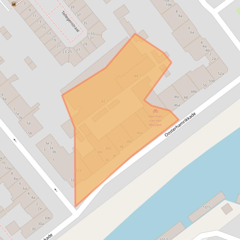 Kaart van postcodegebied 9714BD.