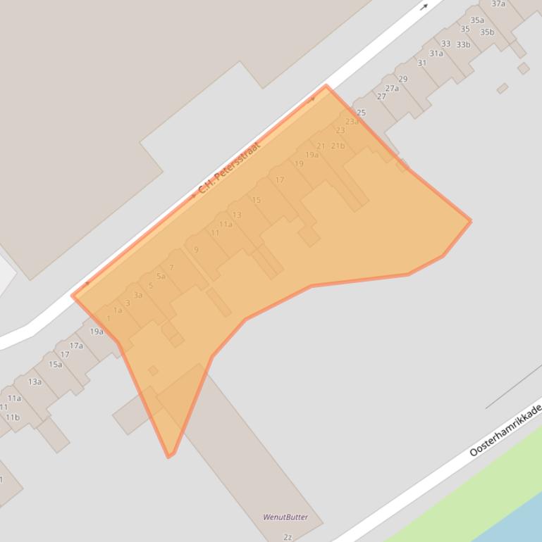 Kaart van postcodegebied 9714CG.