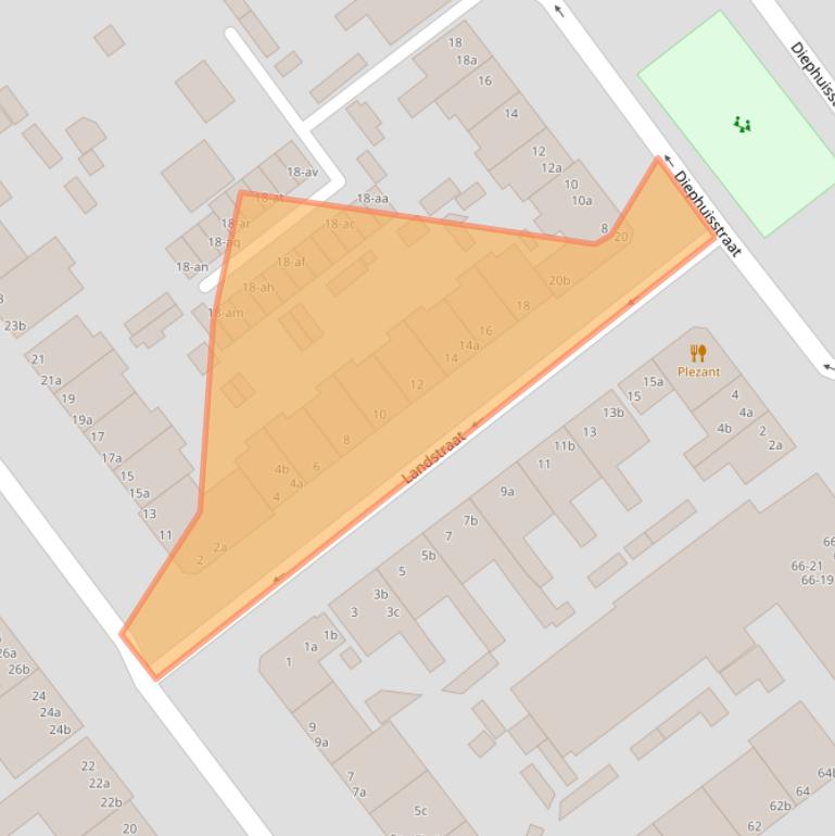 Kaart van postcodegebied 9714GR.