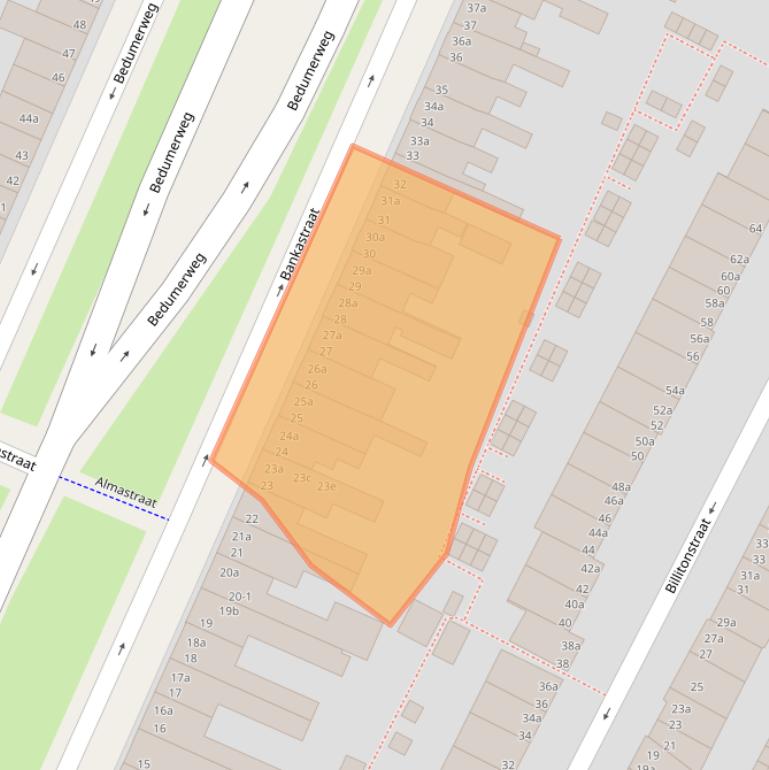 Kaart van postcodegebied 9715CC.