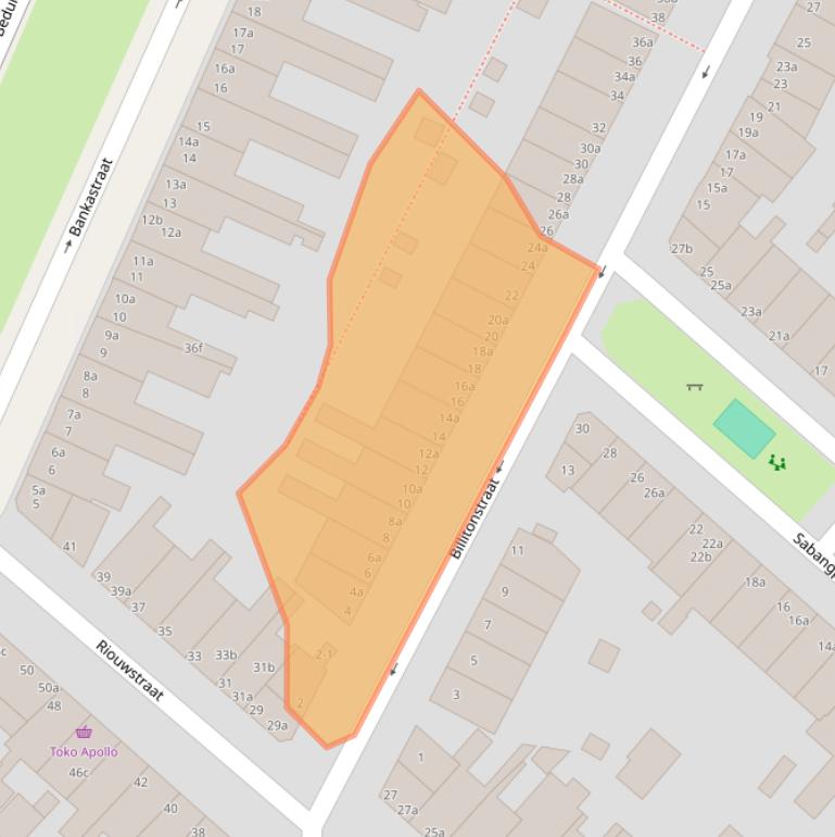 Kaart van postcodegebied 9715ES.