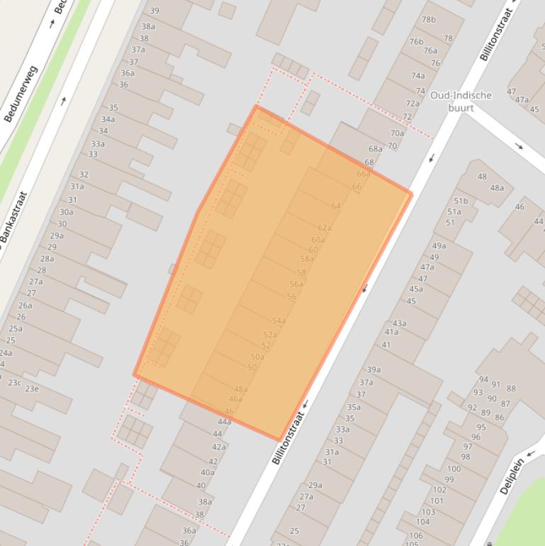 Kaart van postcodegebied 9715EV.