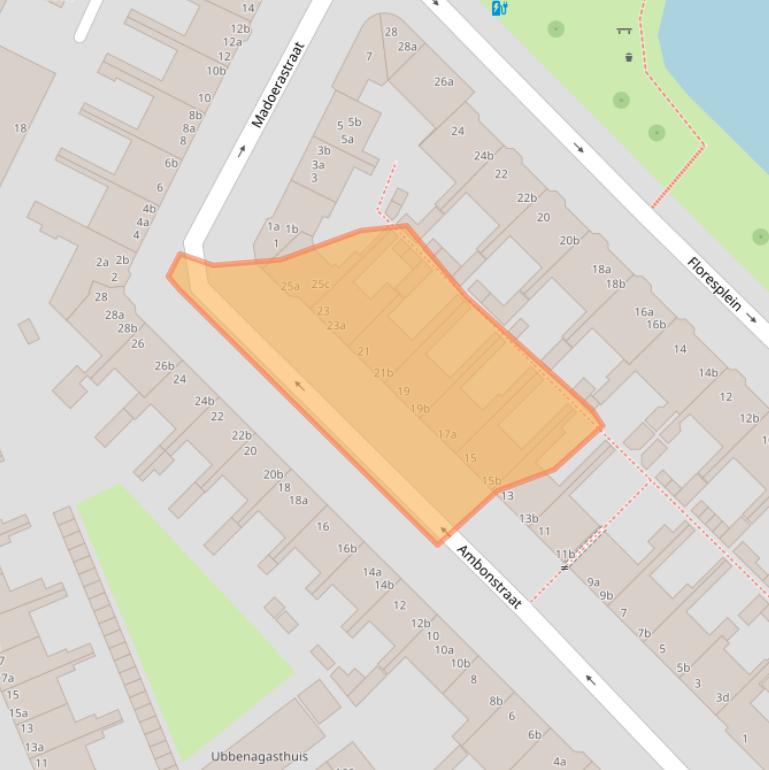 Kaart van postcodegebied 9715HB.