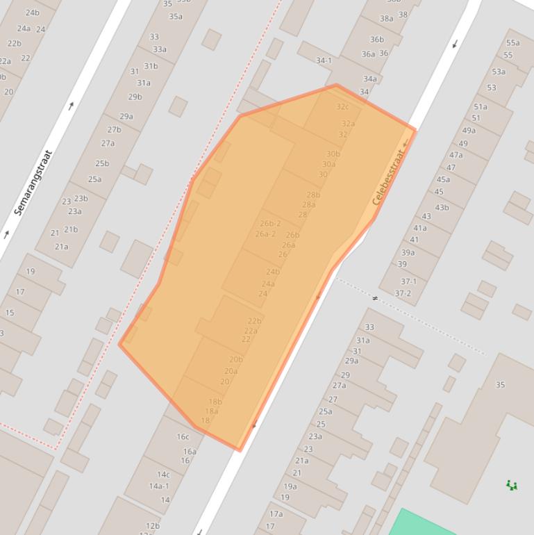 Kaart van postcodegebied 9715JG.