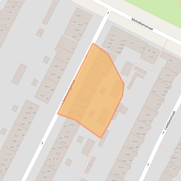 Kaart van postcodegebied 9715JV.