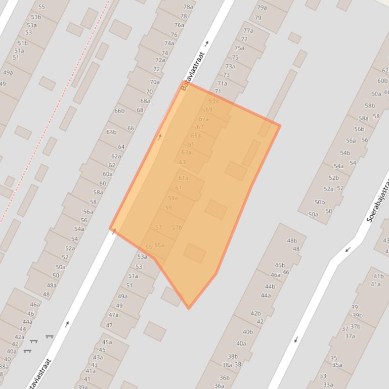 Kaart van postcodegebied 9715KL.